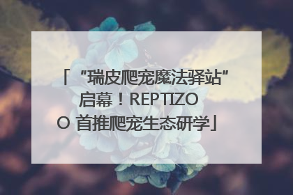 “瑞皮爬宠魔法驿站” 启幕！REPTIZOO 首推爬宠生态研学