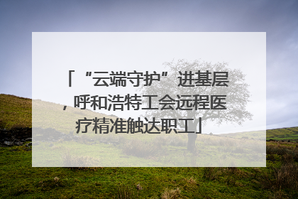 “云端守护”进基层，呼和浩特工会远程医疗精准触达职工