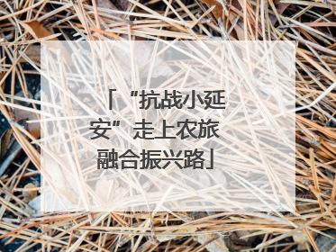 “抗战小延安”走上农旅融合振兴路