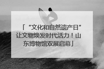 “文化和自然遗产日”让文物焕发时代活力！山东博物馆双展启幕
