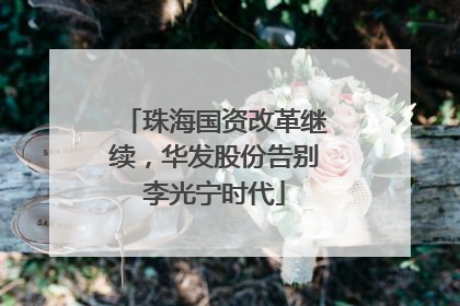 珠海国资改革继续，华发股份告别李光宁时代
