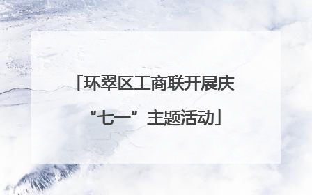 环翠区工商联开展庆“七一”主题活动
