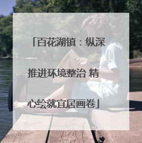 百花湖镇：纵深推进环境整治 精心绘就宜居画卷