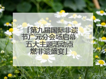 第九届国际非遗节广元分会场启幕 五大主题活动点燃非遗盛宴