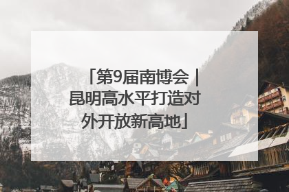 第9届南博会｜昆明高水平打造对外开放新高地
