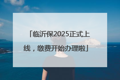 临沂保2025正式上线，缴费开始办理啦