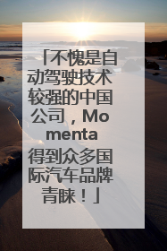 不愧是自动驾驶技术较强的中国公司，Momenta得到众多国际汽车品牌青睐！
