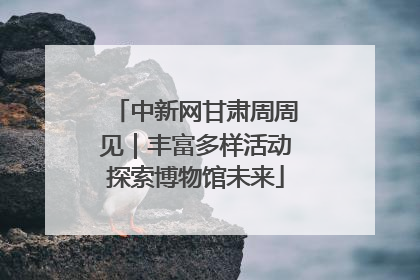 中新网甘肃周周见｜丰富多样活动探索博物馆未来