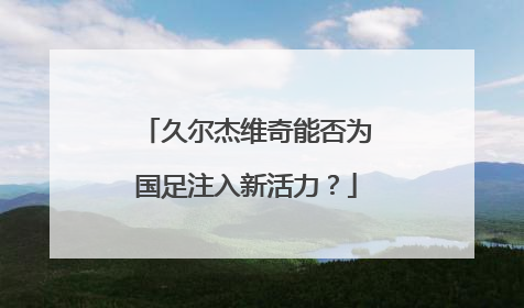 久尔杰维奇能否为国足注入新活力？