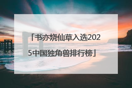 书亦烧仙草入选2025中国独角兽排行榜