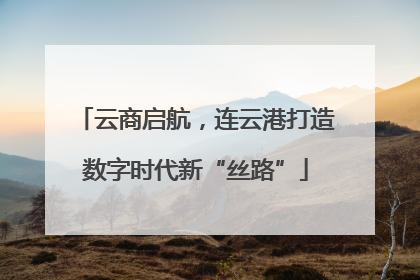 云商启航，连云港打造数字时代新“丝路”