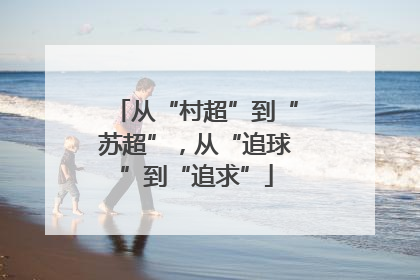 从“村超”到“苏超”，从“追球”到“追求”