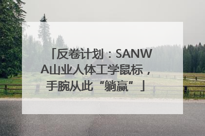 反卷计划：SANWA山业人体工学鼠标，手腕从此“躺赢”