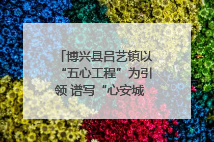 博兴县吕艺镇以“五心工程”为引领 谱写“心安城市”建设新篇章
