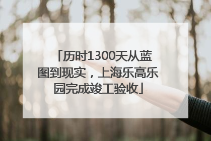 历时1300天从蓝图到现实，上海乐高乐园完成竣工验收