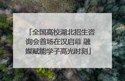 全国高校湖北招生咨询会首场在汉启幕 融媒赋能学子高光时刻