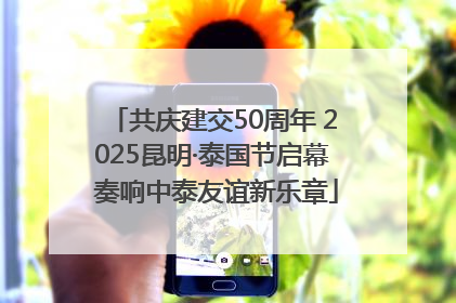 共庆建交50周年 2025昆明·泰国节启幕 奏响中泰友谊新乐章