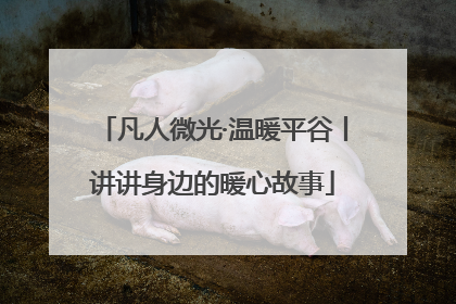 凡人微光·温暖平谷丨讲讲身边的暖心故事