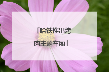 哈铁推出烤肉主题车厢