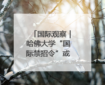 国际观察｜哈佛大学“国际禁招令”或加剧美国人才“出走潮”