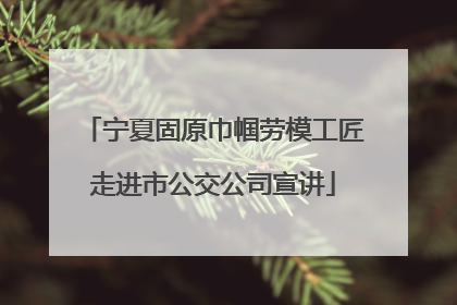 宁夏固原巾帼劳模工匠走进市公交公司宣讲