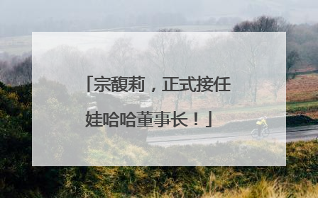 宗馥莉，正式接任娃哈哈董事长！