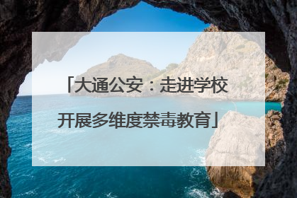 大通公安：走进学校开展多维度禁毒教育