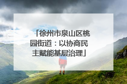 徐州市泉山区桃园街道：以协商民主赋能基层治理