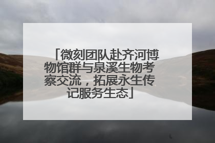 微刻团队赴齐河博物馆群与泉溪生物考察交流，拓展永生传记服务生态