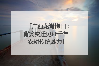 广西龙脊梯田：背篓变迁见证千年农耕传统魅力