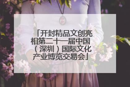 开封精品文创亮相第二十一届中国（深圳）国际文化产业博览交易会