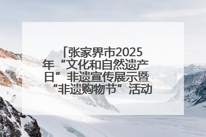 张家界市2025年“文化和自然遗产日”非遗宣传展示暨“非遗购物节”活动在慈利县盛大启幕