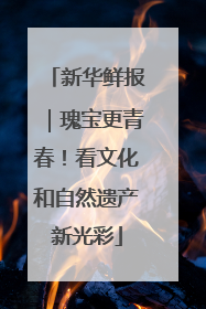 新华鲜报｜瑰宝更青春！看文化和自然遗产新光彩