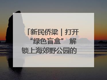新民侨梁｜打开“绿色盲盒” 解锁上海郊野公园的N种玩法