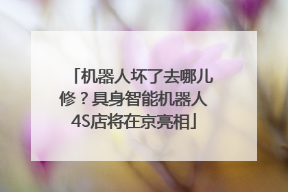 机器人坏了去哪儿修？具身智能机器人4S店将在京亮相