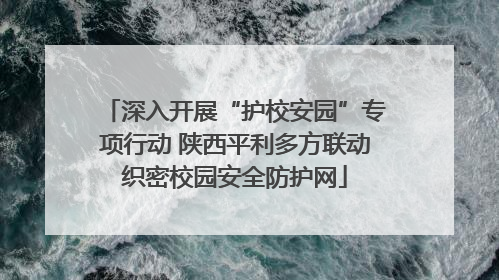 深入开展“护校安园”专项行动 陕西平利多方联动织密校园安全防护网
