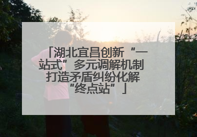湖北宜昌创新“一站式”多元调解机制 打造矛盾纠纷化解“终点站”
