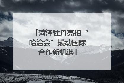 菏泽牡丹亮相“哈洽会”撬动国际合作新机遇