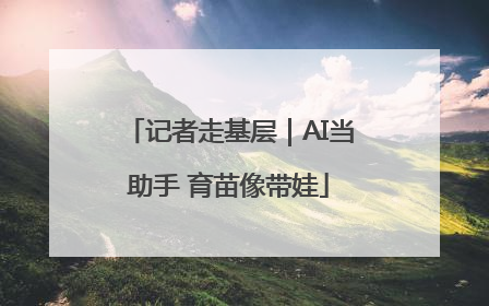 记者走基层｜AI当助手 育苗像带娃