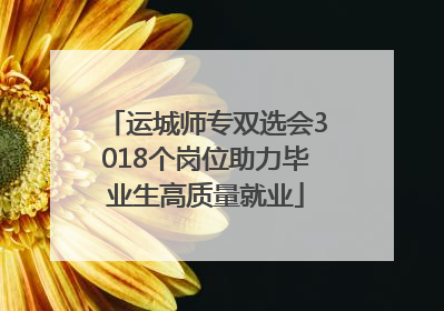 运城师专双选会3018个岗位助力毕业生高质量就业