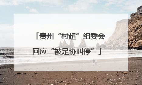 贵州“村超”组委会回应“被足协叫停”