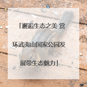 邂逅生态之美 赏环武夷山国家公园发展带生态魅力