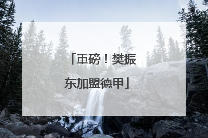 重磅！樊振东加盟德甲