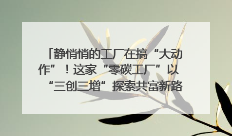 静悄悄的工厂在搞“大动作”！这家“零碳工厂”以“三创三增”探索共富新路径｜网络名人四川行