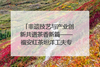 非遗技艺与产业创新共谱茶香新篇——福安红茶坦洋工夫专场推介会在京举办