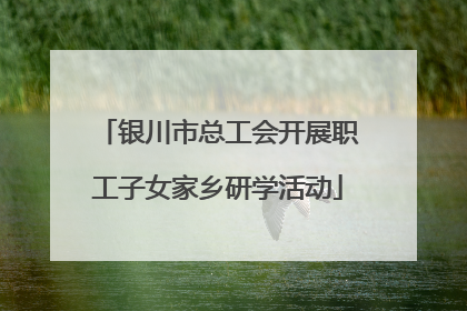 银川市总工会开展职工子女家乡研学活动
