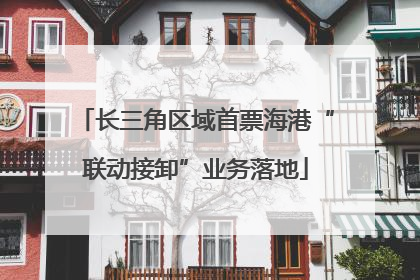 长三角区域首票海港“联动接卸”业务落地