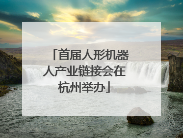 首届人形机器人产业链接会在杭州举办