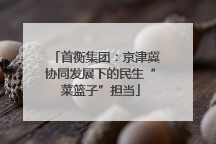首衡集团：京津冀协同发展下的民生“菜篮子”担当
