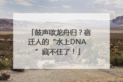 鼓声歇龙舟归？宿迁人的“水上DNA”藏不住了！